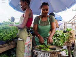 Women at market
